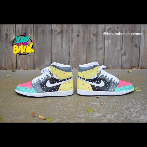 Custom Jordan 1 Saved By the Bell (low or mid) - Picture 4 of 9